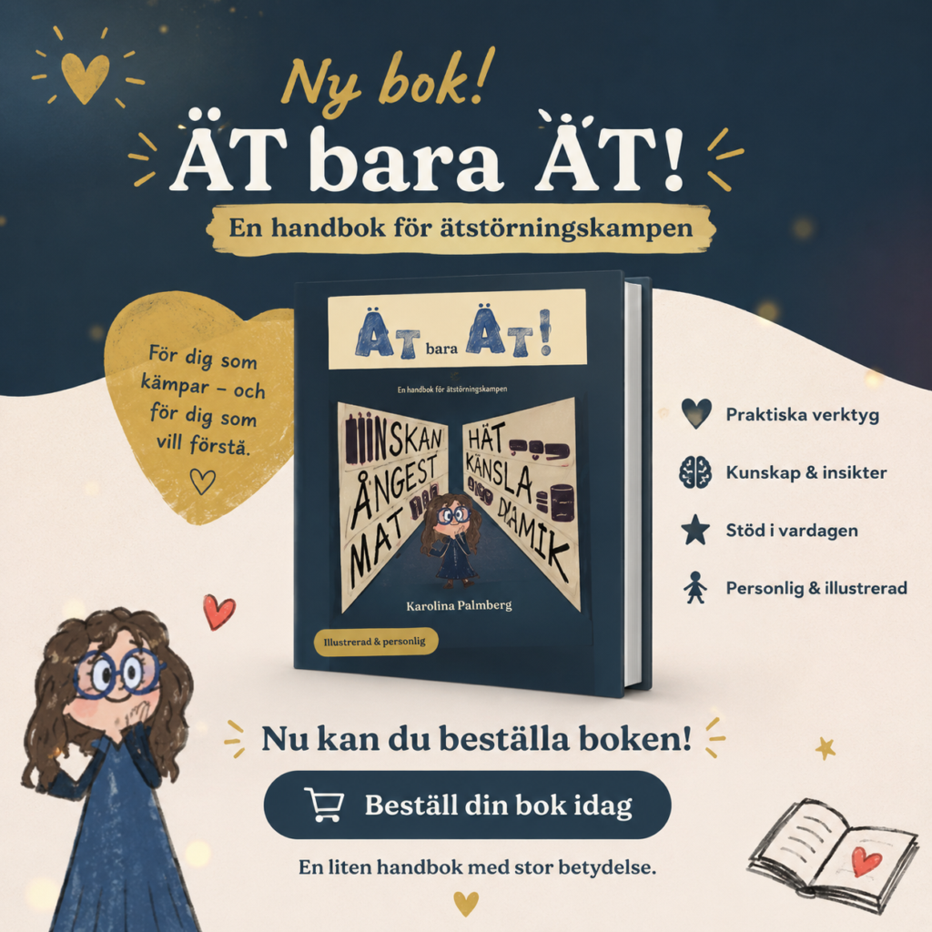 ÄT bara ÄT – handbok för anhöriga till barn och ungdomar med ätstörningar av Karolina Palmberg